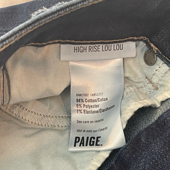 Paige Lou Lou Transcend Vintage Flare Jeans - Picture 13 of 16